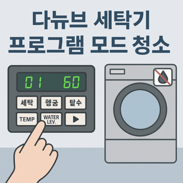 < 셀프 빨래방 전용 교육 > 오네라 그룹 다뉴브, 도무스, 파고등 세탁기 프로그램 모드 활용 – 청소·관리 꿀팁 - 이미지 2
