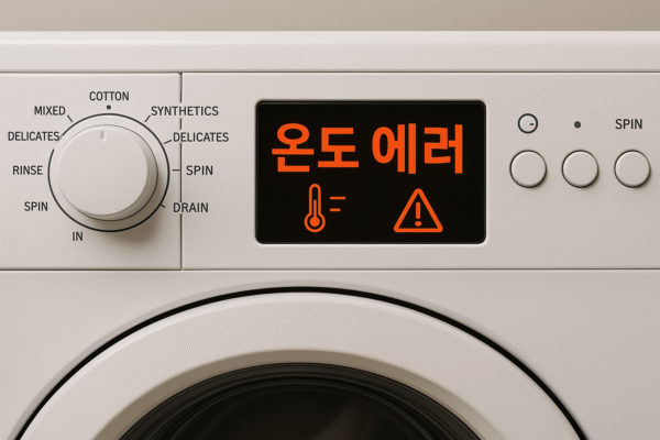 < 셀프 빨래방 전용 >  휩시 세탁기 – 온도 에러 진단 & 온도 확인 교육 - 이미지 5